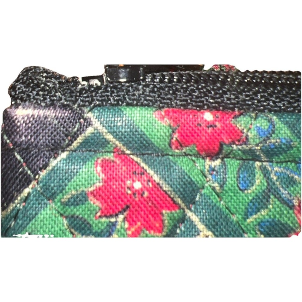 Retired Rare Noel Coordinate Zip Coin Purse Pouch Bag 5"X4" - Picture 4 of 5